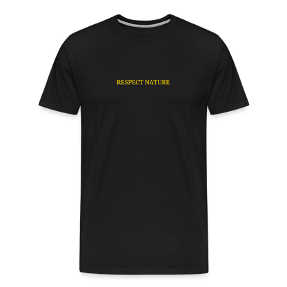 Respect Nature Men’s organic cotton T-Shirt - black