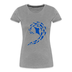 Ocean dance women’s organic cotton T-Shirt - heather grey