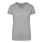 Elemental Organic cotton Women's V-Neck T-Shirt - heather grey