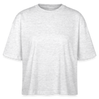 Elex Women’s Boxy Organic cotton T-Shirt - heather white