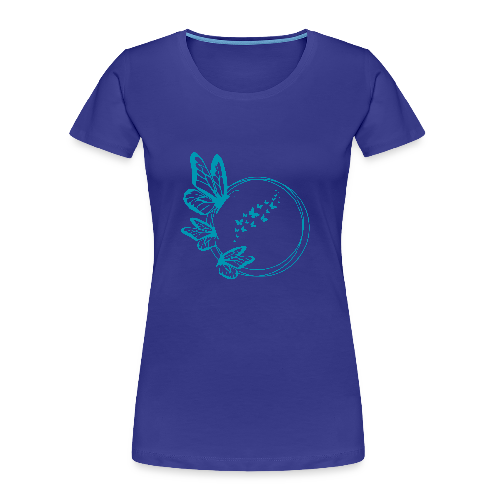 Butterflies women’s Organic cotton T-Shirt - royal blue