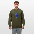 Seahorse organic cotton men's sweatshirt - khaki