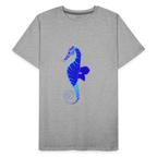Seahorse Men’s Premium Organic  Cotton T-Shirt - heather grey