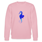 Seahorse organic cotton men's sweatshirt - cotton pink