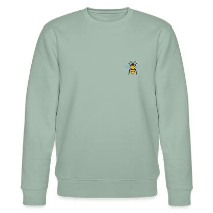 Bee Organic cotton men's sweatshirt - aloe