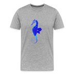 Seahorse Men’s Premium Organic  Cotton T-Shirt - heather grey