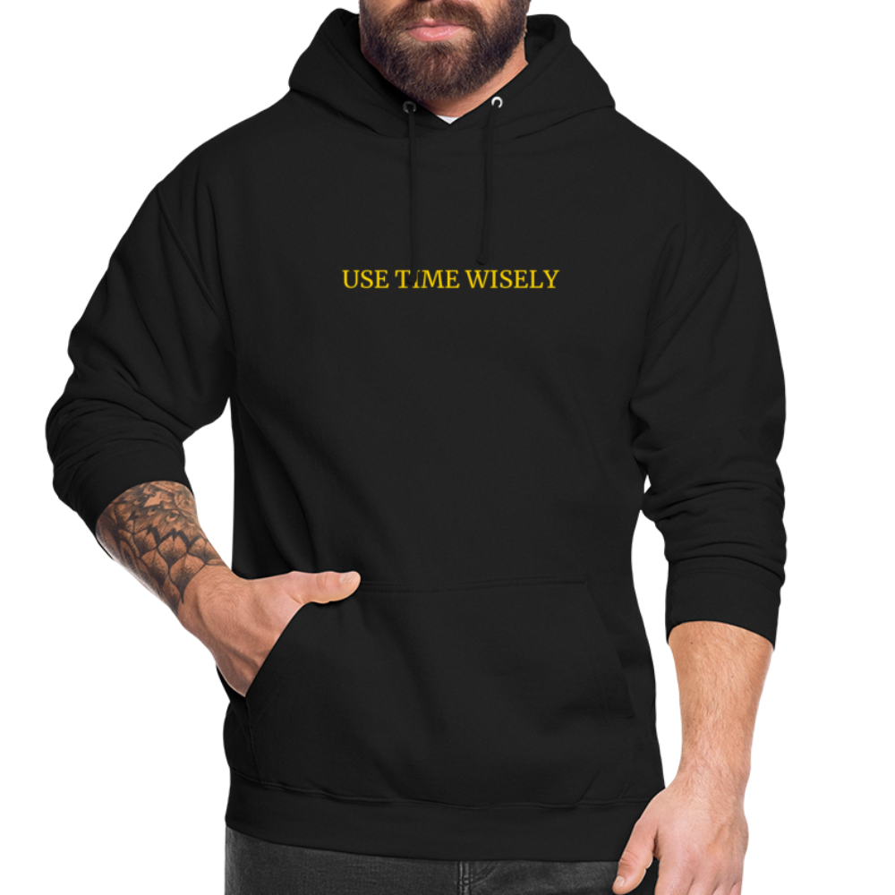 Time Wisdom Men's Hoodie - black