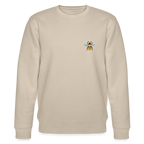 Bee Organic cotton men's sweatshirt - beige