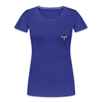 Bee Women’s Premium Organic Cotton T-Shirt - royal blue