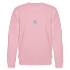 Snowflake organic cotton women's sweatshirt - cotton pink