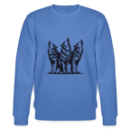 Wolves Women's Organic cotton sweatshirt - bright blue