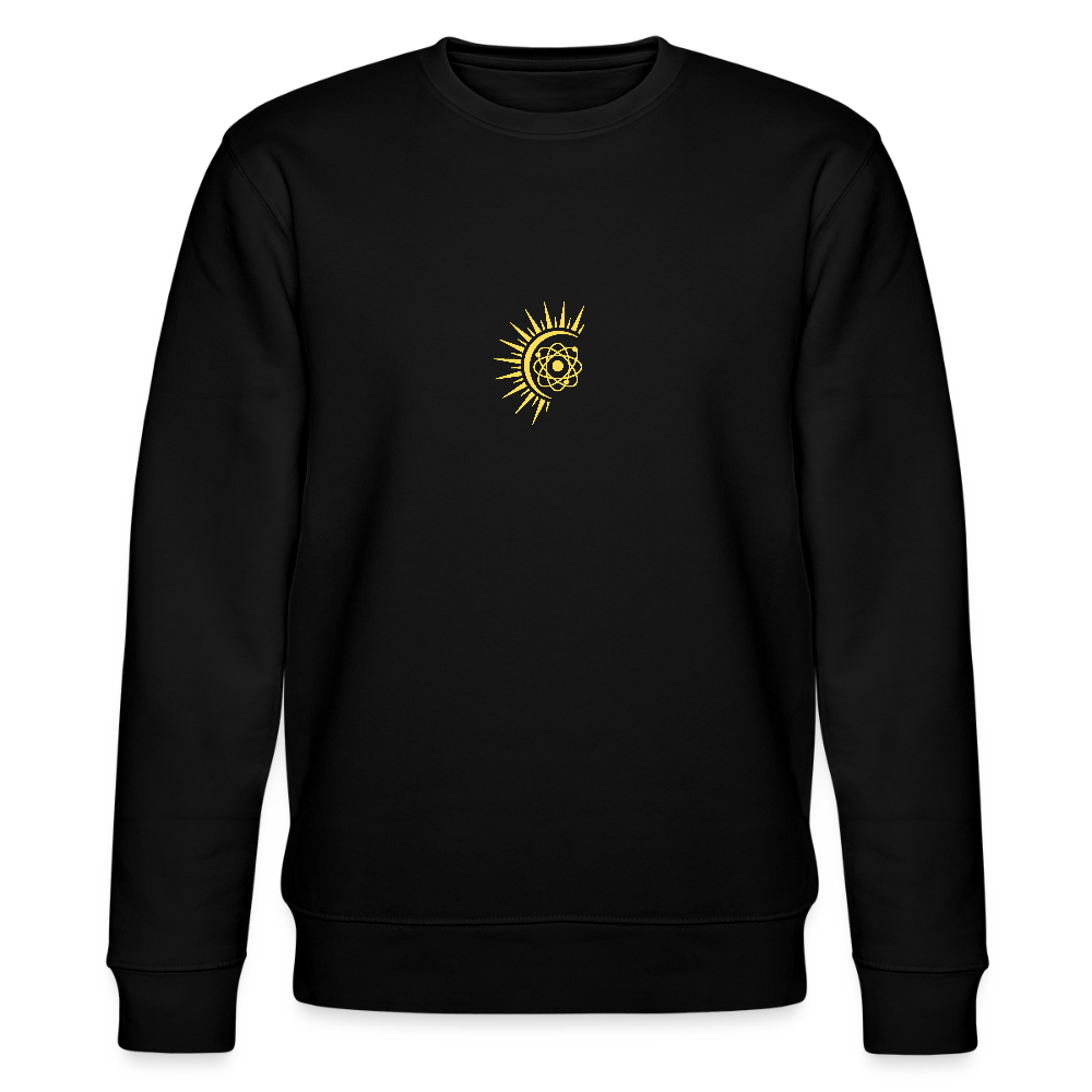 Atom organic cotton women's sweatshirt - black
