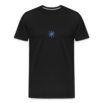Snowflake Men’s Premium Organic T-Shirt - black