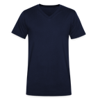 Elemental Men's Organic cotton V-Neck T-Shirt - navy