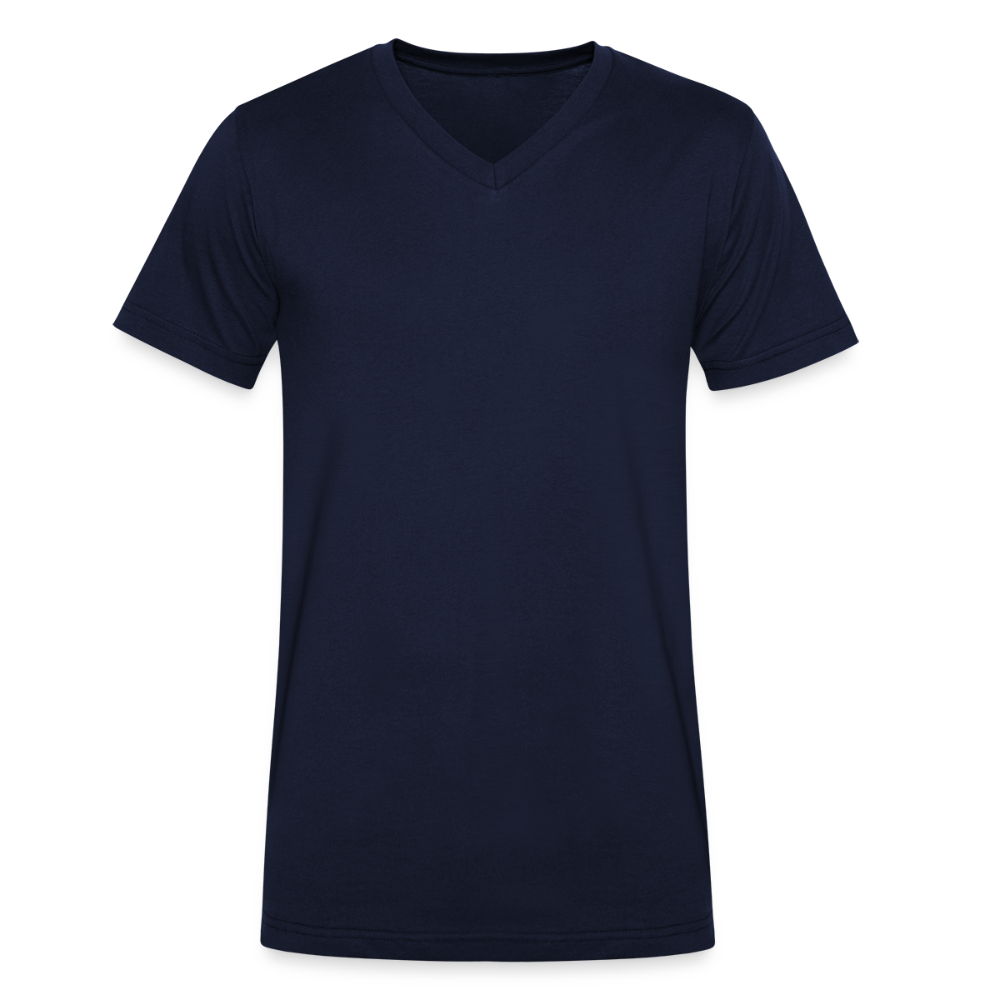 Elemental Men's Organic cotton V-Neck T-Shirt - navy