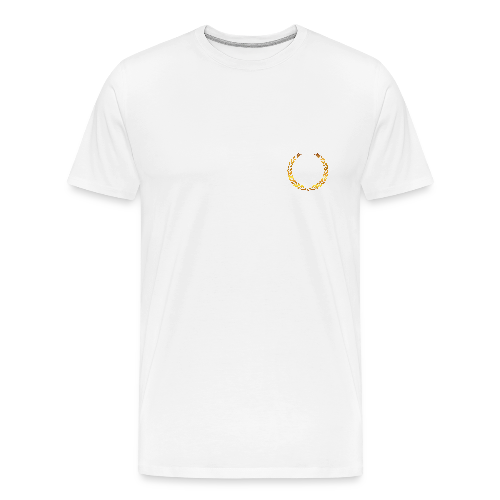 Golden laurels men’s Organic cotton T-Shirt - white