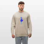 Seahorse organic cotton men's sweatshirt - beige