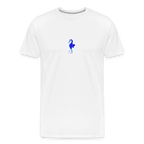 Seahorse minimalist men’s organic  cotton T-Shirt - white