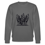 Wolves Women's Organic cotton sweatshirt - anthracite