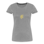 Atom women’s organic cotton T-Shirt - heather grey
