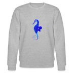Seahorse organic cotton men's sweatshirt - heather grey