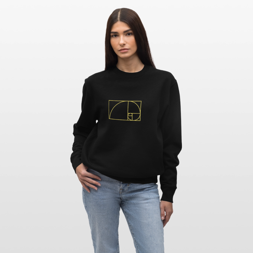 Fibonacci women's Organic cotton Sweatshirt - black