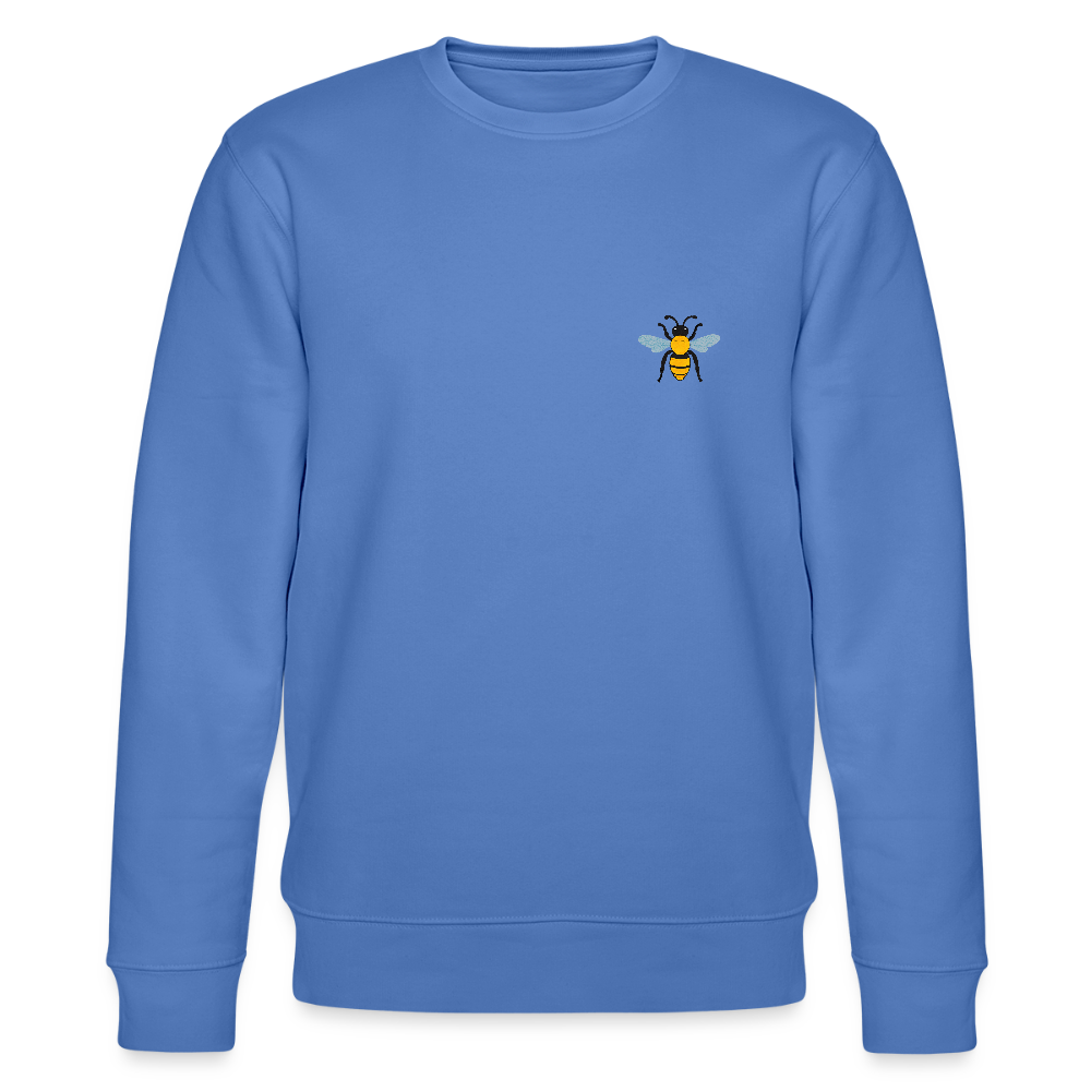 Bee Organic cotton men's sweatshirt - bright blue