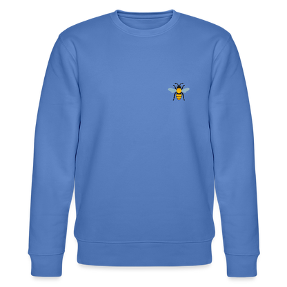 Bee Organic cotton men's sweatshirt - bright blue
