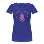 Take action women’s organic cotton T-Shirt - royal blue