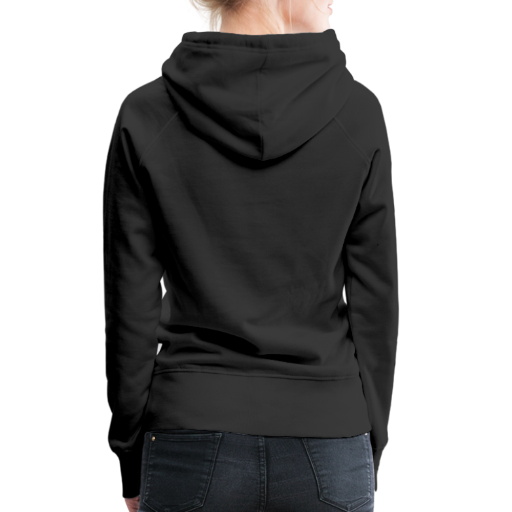 Blue Seahorse Women’s Premium Hoodie - black