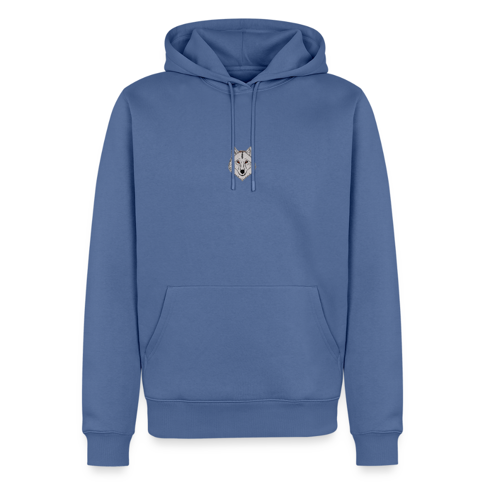 Wold minimalist men’s Premium Hoodie - stone blue