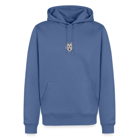 Wold minimalist men’s Premium Hoodie - stone blue