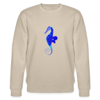 Seahorse organic cotton men's sweatshirt - beige