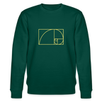 Fibonacci women's Organic cotton Sweatshirt - forest
