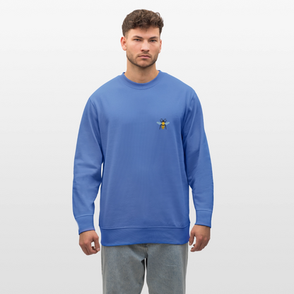 Bee Organic cotton men's sweatshirt - bright blue