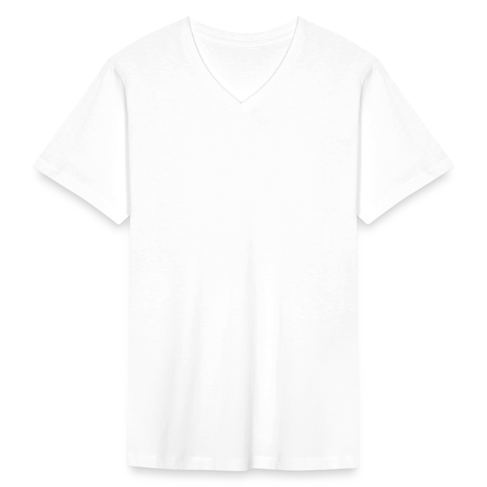 Elemental Men's Organic cotton V-Neck T-Shirt - white