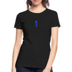 Seahorse minimalist Women’s organic cotton T-Shirt - black