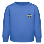 Bee organic cotton Kids’ Sweatshirt - carolina blue