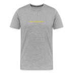 Time quote Men’s Premium T-Shirt - heather grey