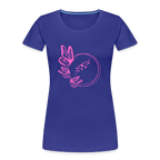 Pink butterflies women’s organic cotton T-Shirt - royal blue