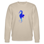 Seahorse organic cotton women's sweatshirt - beige