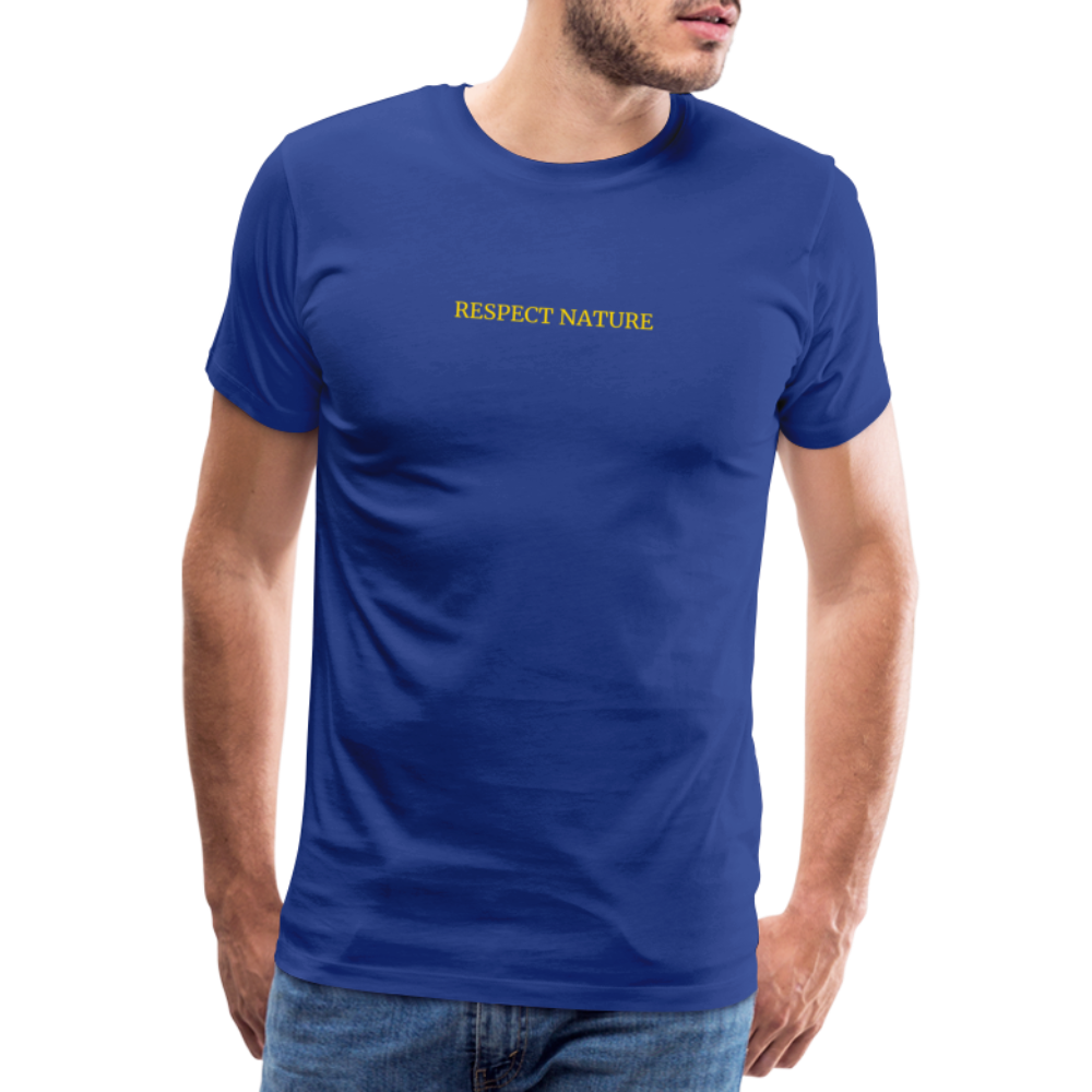 Respect Nature Men’s Premium T-Shirt - royal blue