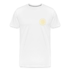 Flower of Life Men’s Premium Organic  Cotton T-Shirt - white