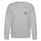 Bee Organic cotton men's sweatshirt - heather grey
