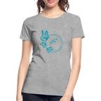 Butterflies women’s Organic cotton T-Shirt - heather grey