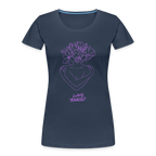 Love yourself women’s Organic cotton T-Shirt - navy