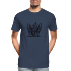 Wolves men’s Organic cotton T-Shirt - navy
