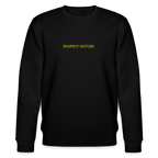 Respect nature organic cotton women's sweatshirt - black