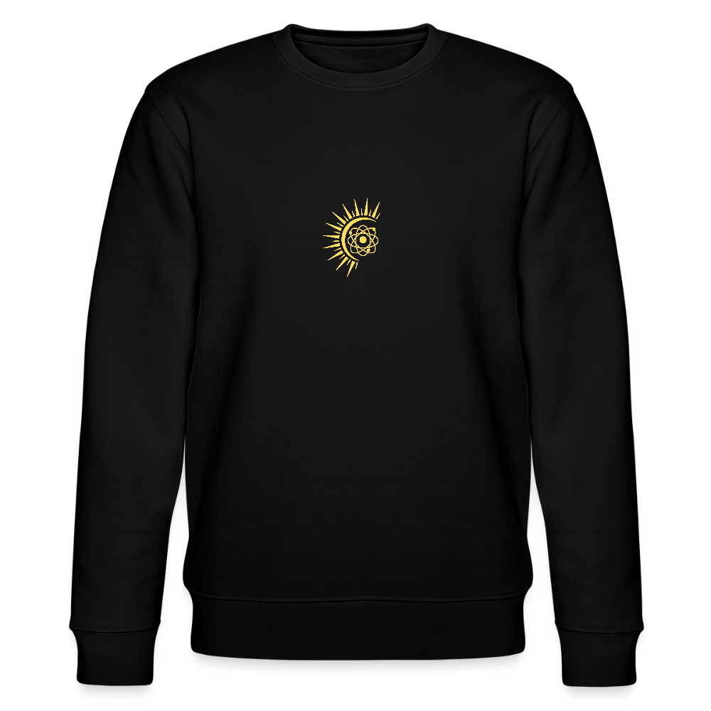 Atom organic cotton men's sweatshirt - black