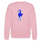 Seahorse organic cotton women's sweatshirt - cotton pink